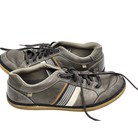 Skechers Shoes Mens 9.5 Sorino Duarte Leather Sneakers Lace Up Low Top 64460 main image 14
